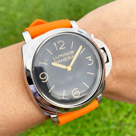 bracelet panerai orange|Panerai luminor accessories.